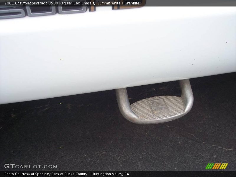 Summit White / Graphite 2001 Chevrolet Silverado 3500 Regular Cab Chassis