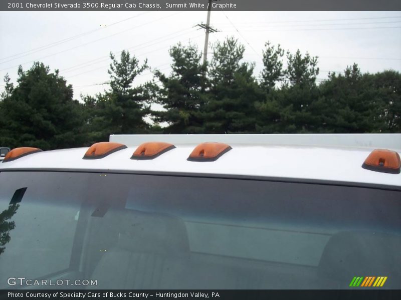 Summit White / Graphite 2001 Chevrolet Silverado 3500 Regular Cab Chassis