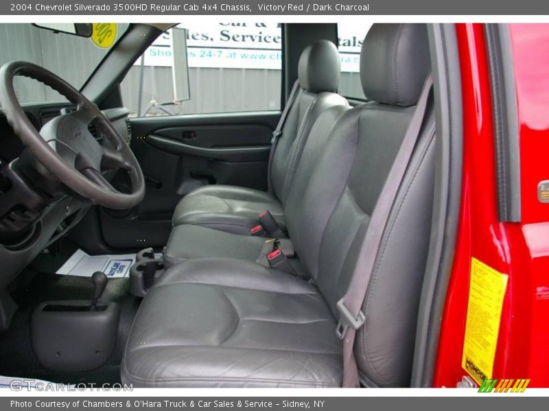 Victory Red / Dark Charcoal 2004 Chevrolet Silverado 3500HD Regular Cab 4x4 Chassis