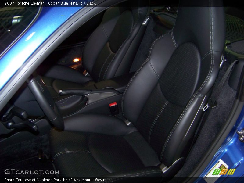 Cobalt Blue Metallic / Black 2007 Porsche Cayman