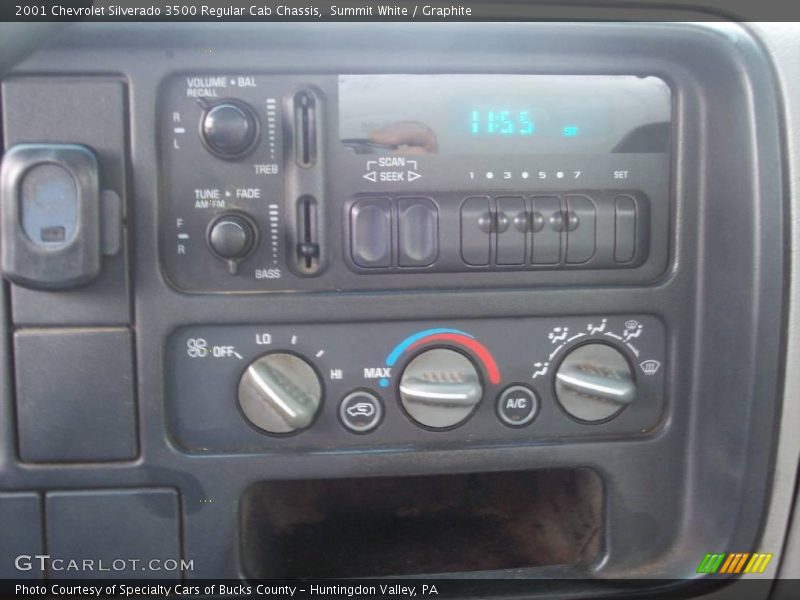 Summit White / Graphite 2001 Chevrolet Silverado 3500 Regular Cab Chassis