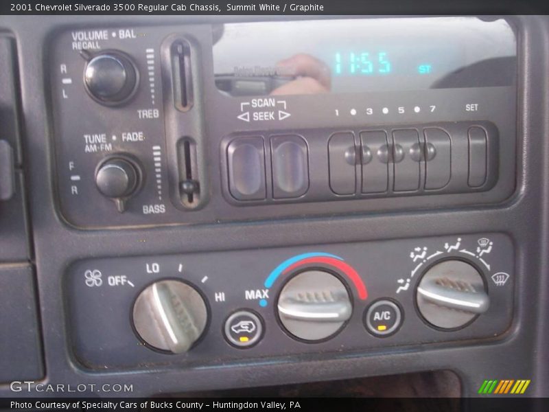 Summit White / Graphite 2001 Chevrolet Silverado 3500 Regular Cab Chassis
