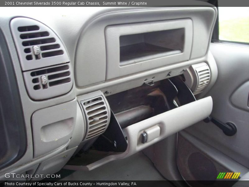Summit White / Graphite 2001 Chevrolet Silverado 3500 Regular Cab Chassis