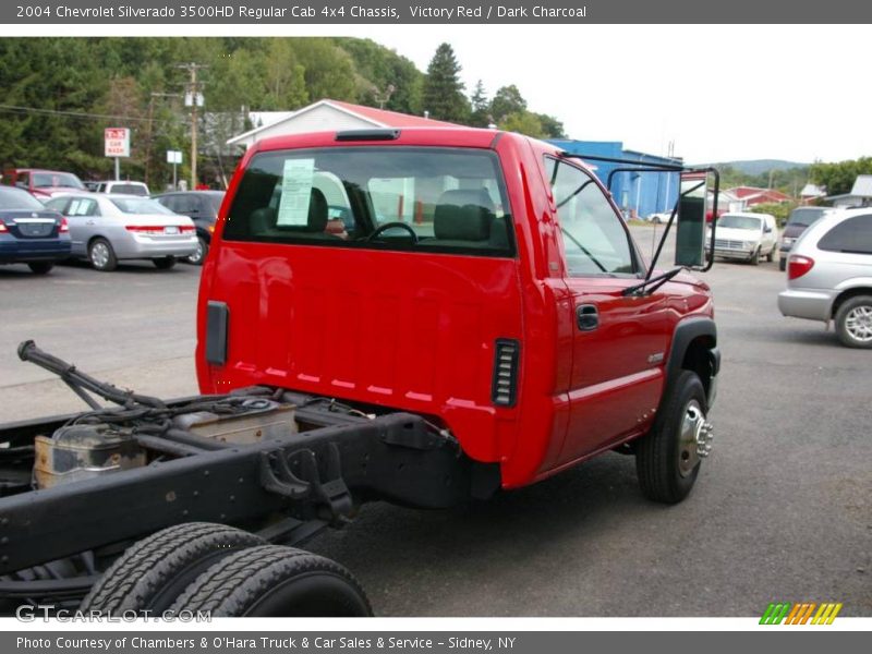 Victory Red / Dark Charcoal 2004 Chevrolet Silverado 3500HD Regular Cab 4x4 Chassis