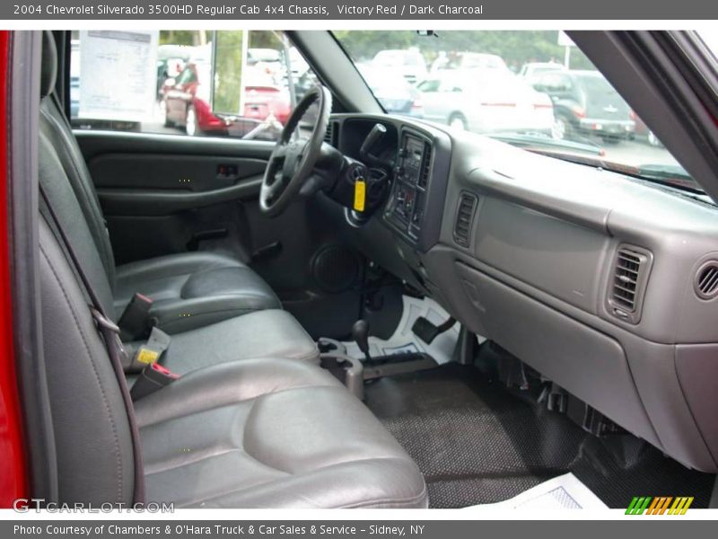 Victory Red / Dark Charcoal 2004 Chevrolet Silverado 3500HD Regular Cab 4x4 Chassis