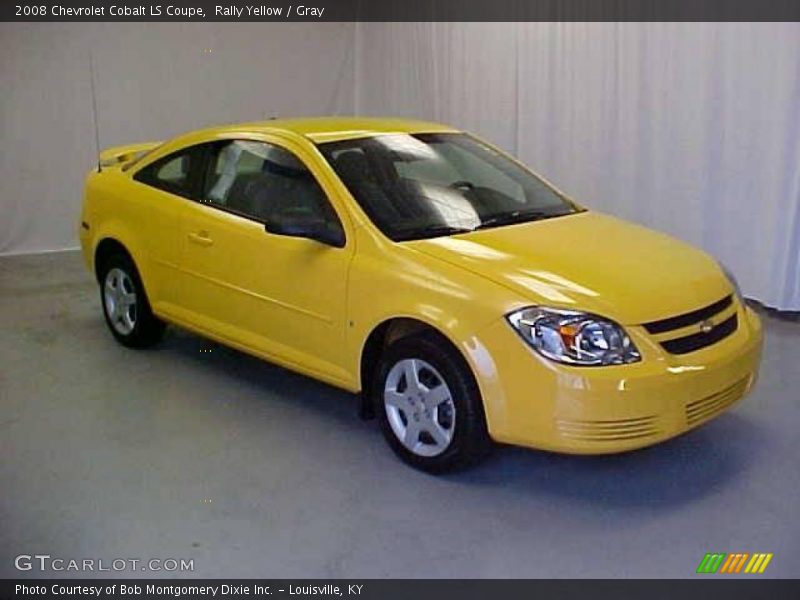 Rally Yellow / Gray 2008 Chevrolet Cobalt LS Coupe
