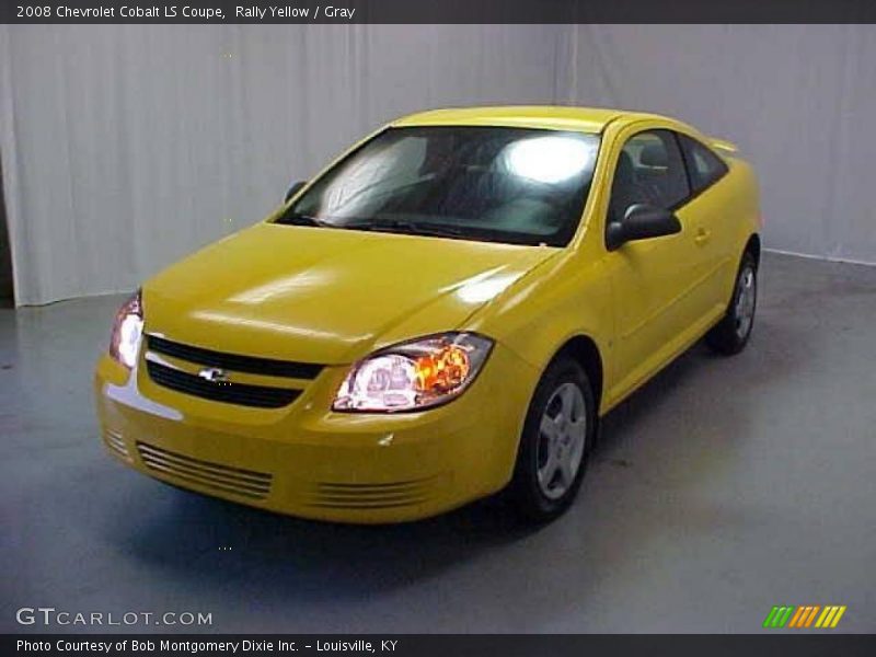 Rally Yellow / Gray 2008 Chevrolet Cobalt LS Coupe