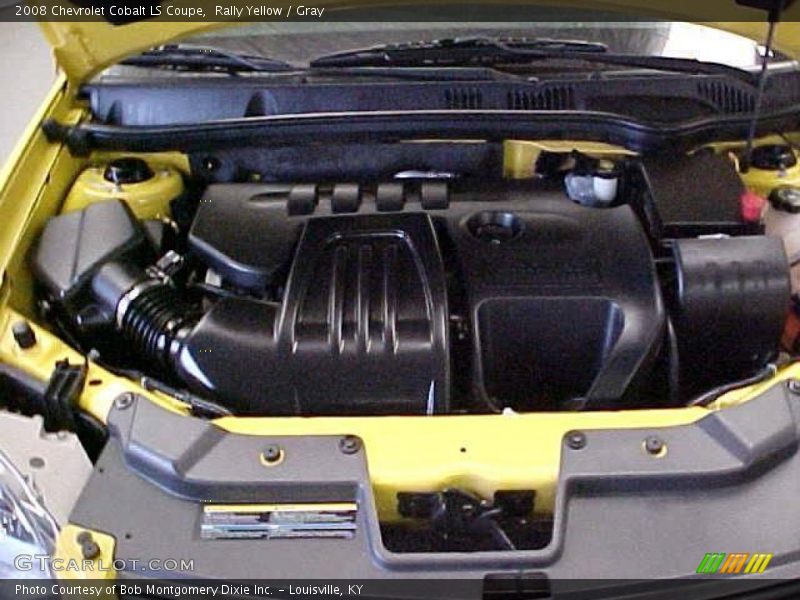 Rally Yellow / Gray 2008 Chevrolet Cobalt LS Coupe