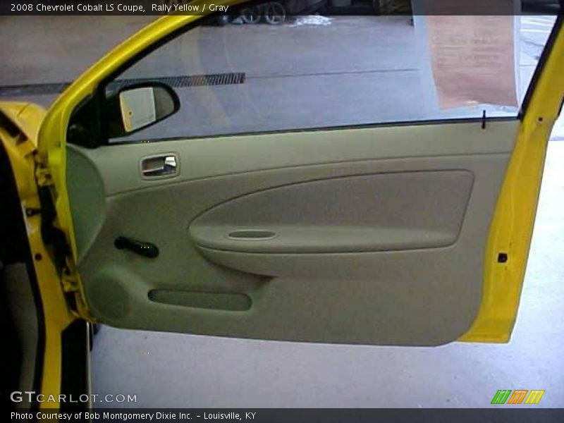 Rally Yellow / Gray 2008 Chevrolet Cobalt LS Coupe