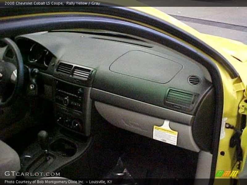 Rally Yellow / Gray 2008 Chevrolet Cobalt LS Coupe
