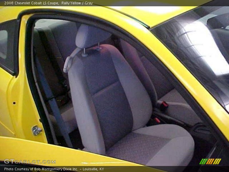 Rally Yellow / Gray 2008 Chevrolet Cobalt LS Coupe