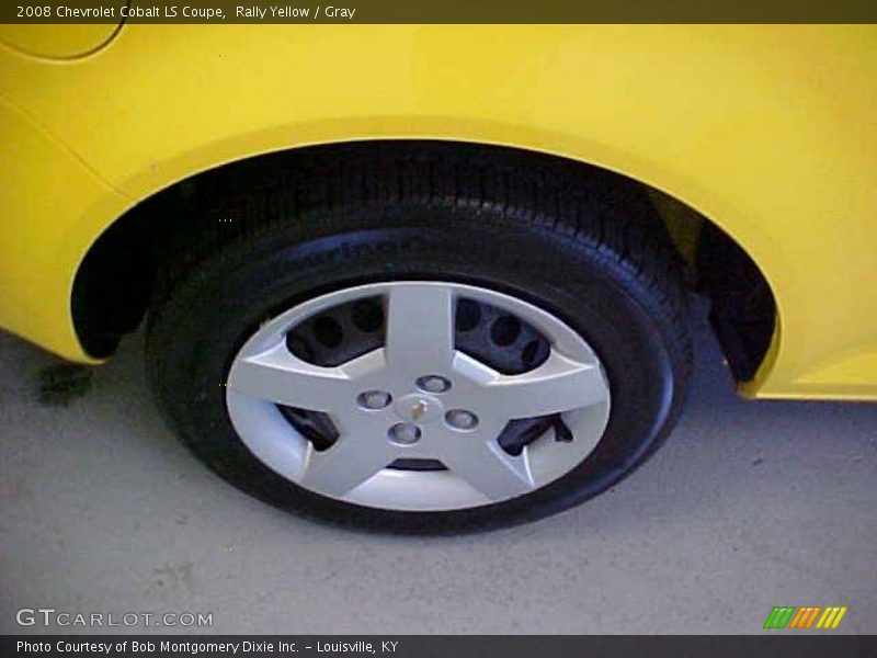 Rally Yellow / Gray 2008 Chevrolet Cobalt LS Coupe