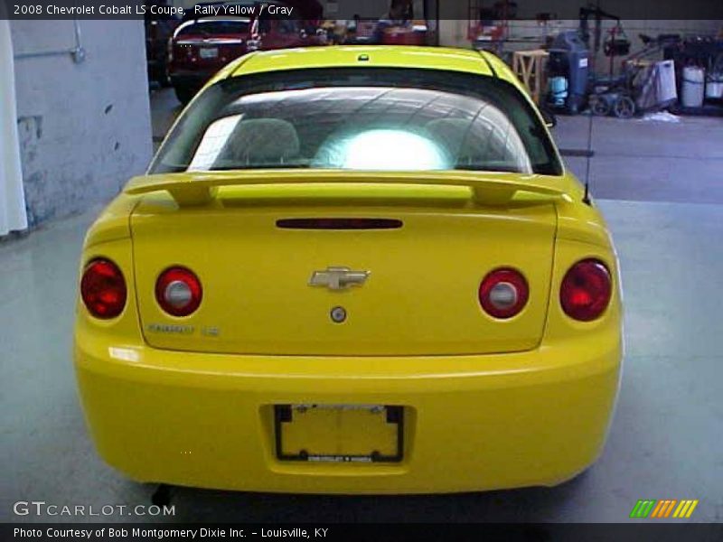 Rally Yellow / Gray 2008 Chevrolet Cobalt LS Coupe