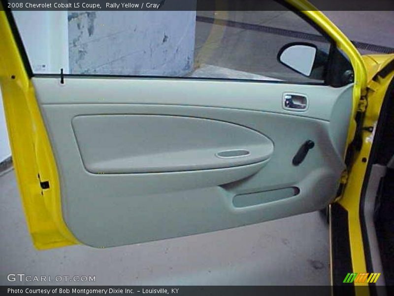Rally Yellow / Gray 2008 Chevrolet Cobalt LS Coupe