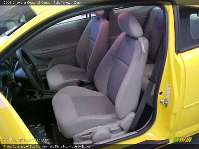 Rally Yellow / Gray 2008 Chevrolet Cobalt LS Coupe