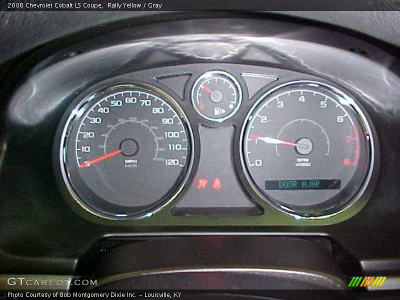 Rally Yellow / Gray 2008 Chevrolet Cobalt LS Coupe