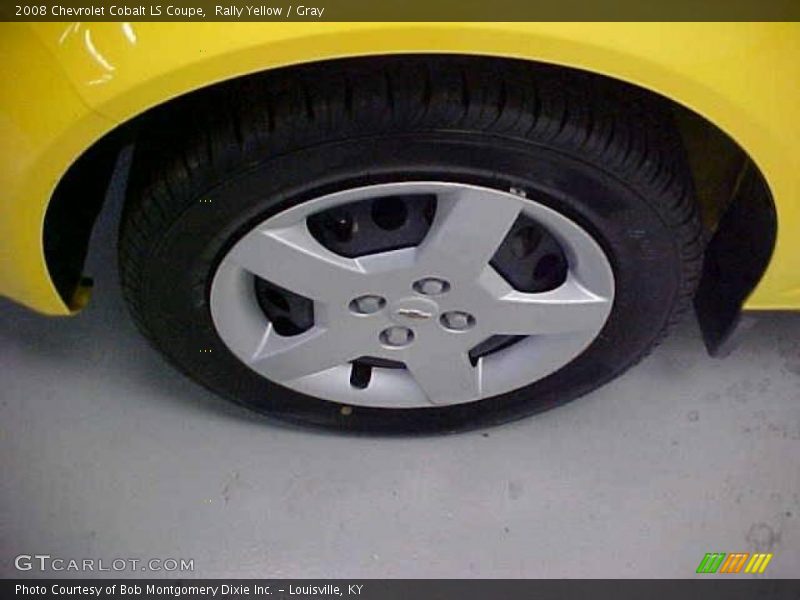 Rally Yellow / Gray 2008 Chevrolet Cobalt LS Coupe