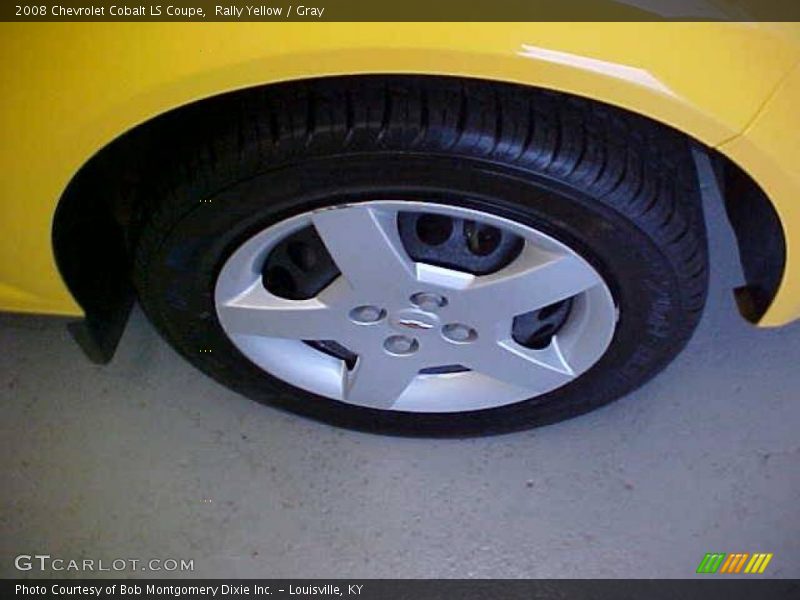 Rally Yellow / Gray 2008 Chevrolet Cobalt LS Coupe