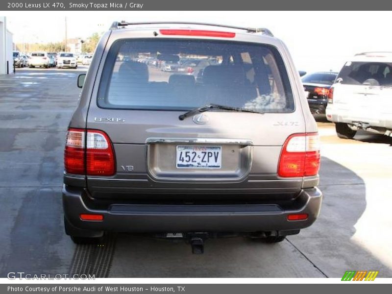 Smoky Topaz Mica / Gray 2000 Lexus LX 470
