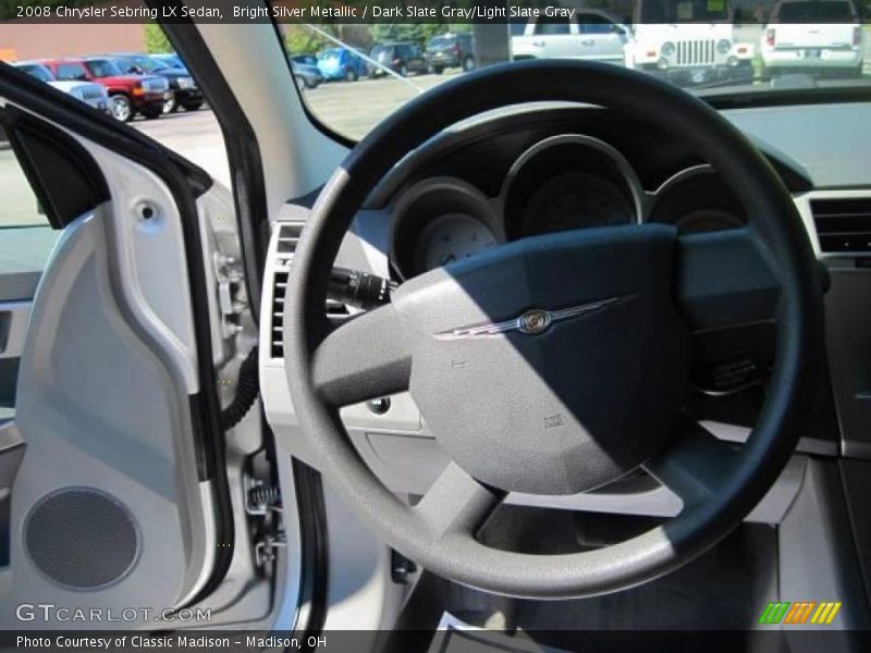 Bright Silver Metallic / Dark Slate Gray/Light Slate Gray 2008 Chrysler Sebring LX Sedan