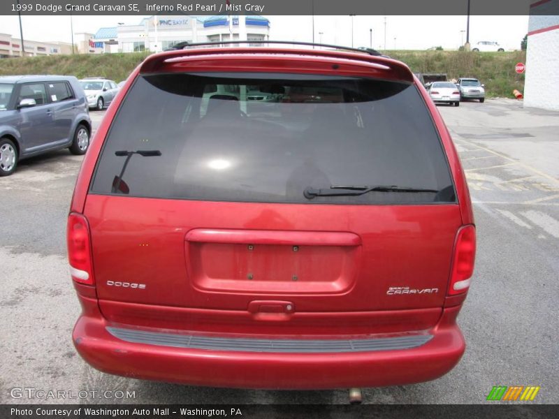 Inferno Red Pearl / Mist Gray 1999 Dodge Grand Caravan SE
