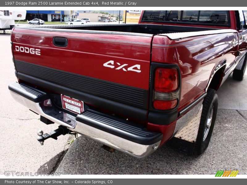 Red Metallic / Gray 1997 Dodge Ram 2500 Laramie Extended Cab 4x4