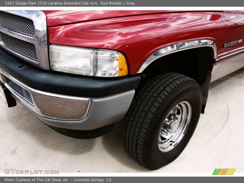 Red Metallic / Gray 1997 Dodge Ram 2500 Laramie Extended Cab 4x4
