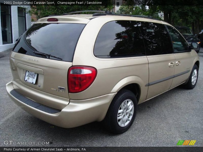 Champagne Pearl / Sandstone 2001 Dodge Grand Caravan Sport