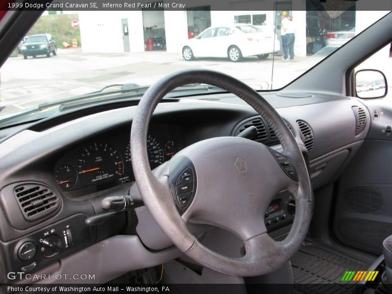 Inferno Red Pearl / Mist Gray 1999 Dodge Grand Caravan SE