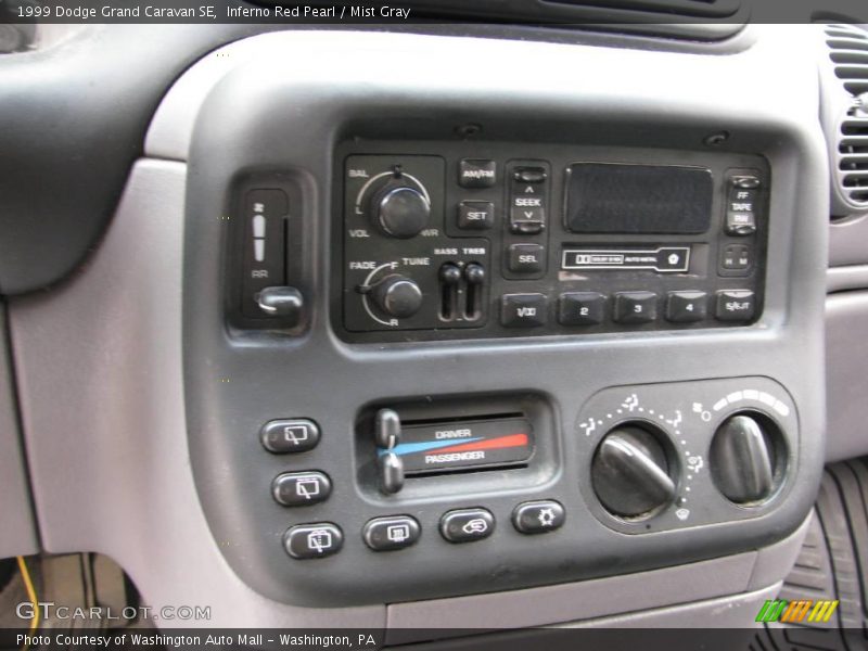 Inferno Red Pearl / Mist Gray 1999 Dodge Grand Caravan SE