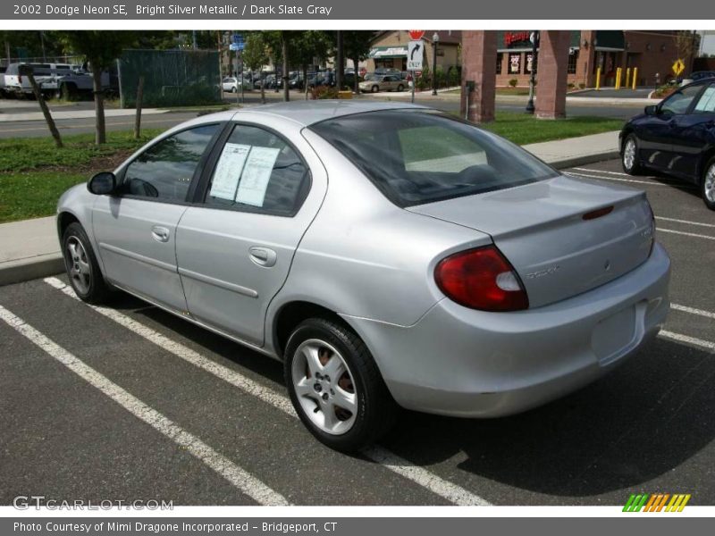 Bright Silver Metallic / Dark Slate Gray 2002 Dodge Neon SE