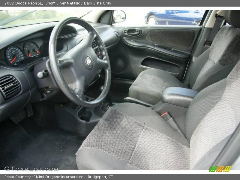Bright Silver Metallic / Dark Slate Gray 2002 Dodge Neon SE