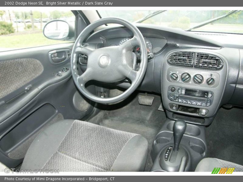 Bright Silver Metallic / Dark Slate Gray 2002 Dodge Neon SE