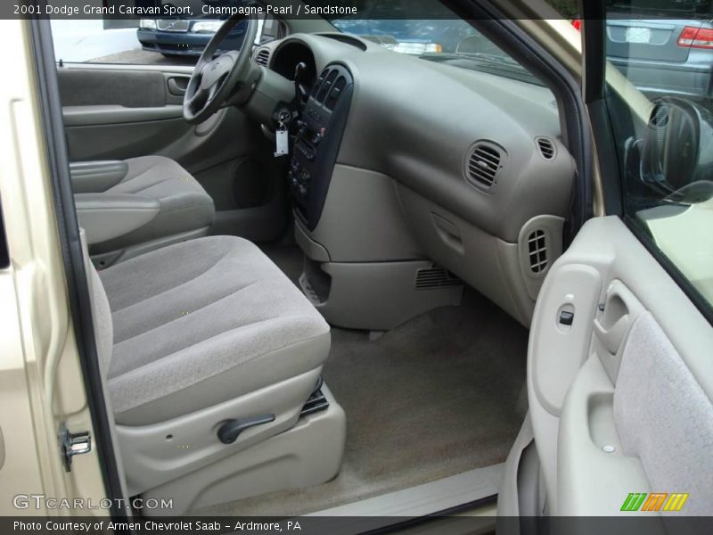 Champagne Pearl / Sandstone 2001 Dodge Grand Caravan Sport