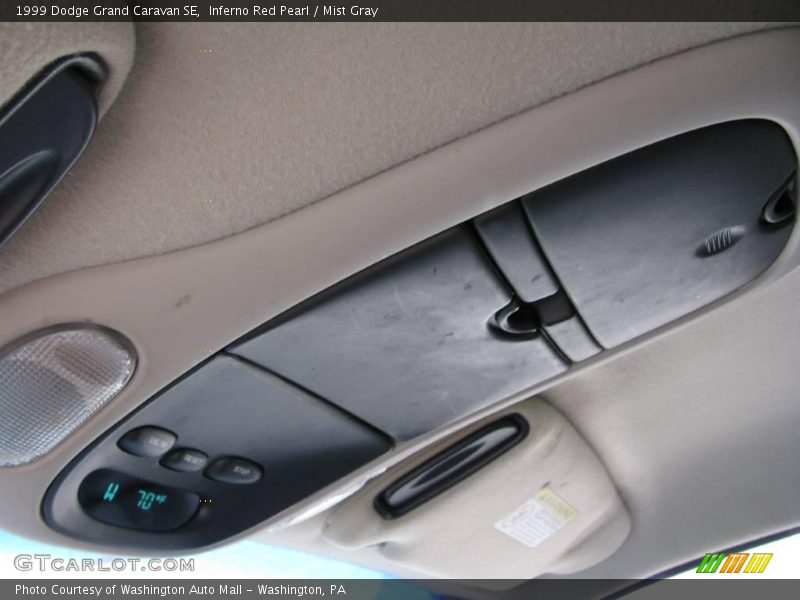 Inferno Red Pearl / Mist Gray 1999 Dodge Grand Caravan SE