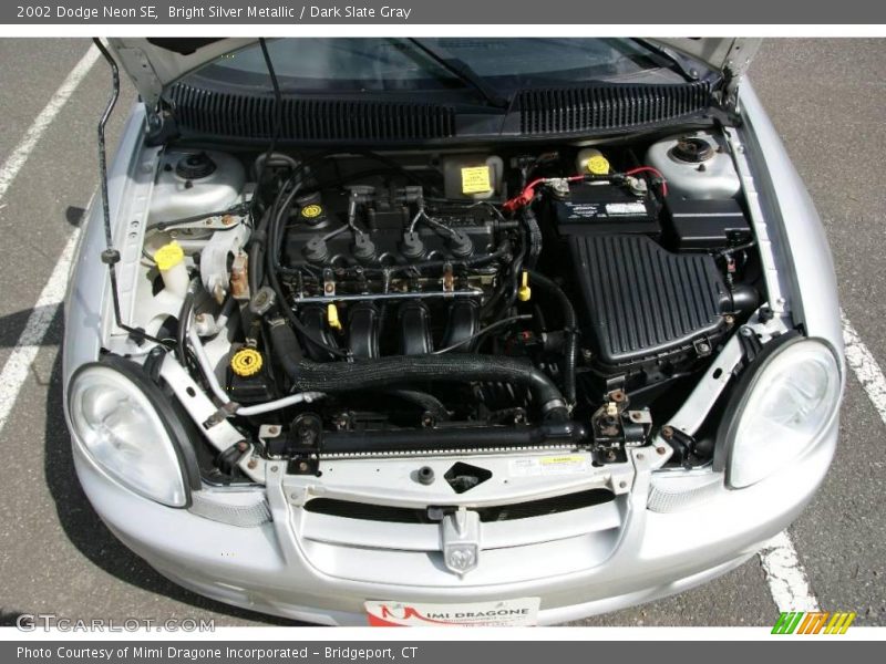 Bright Silver Metallic / Dark Slate Gray 2002 Dodge Neon SE