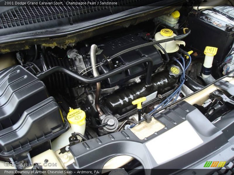 Champagne Pearl / Sandstone 2001 Dodge Grand Caravan Sport