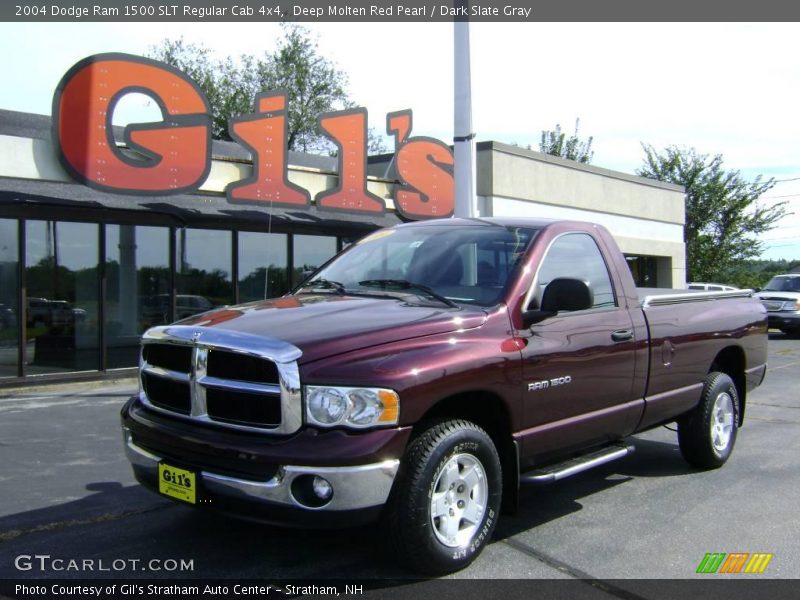 Deep Molten Red Pearl / Dark Slate Gray 2004 Dodge Ram 1500 SLT Regular Cab 4x4