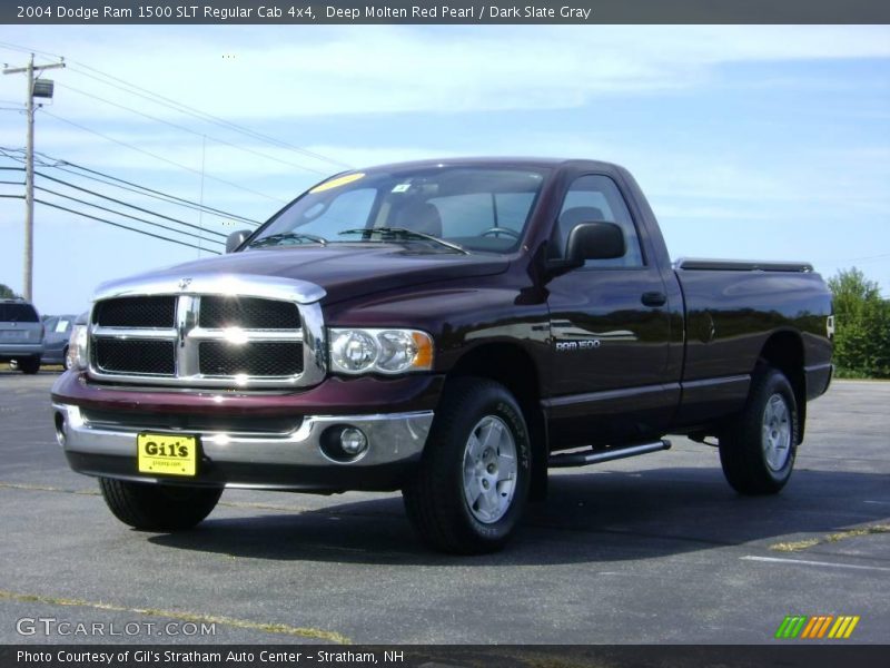 Deep Molten Red Pearl / Dark Slate Gray 2004 Dodge Ram 1500 SLT Regular Cab 4x4