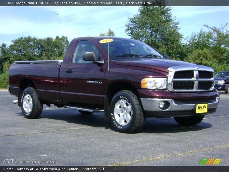 Deep Molten Red Pearl / Dark Slate Gray 2004 Dodge Ram 1500 SLT Regular Cab 4x4