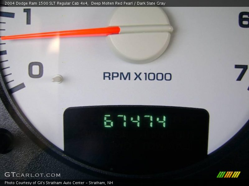 Deep Molten Red Pearl / Dark Slate Gray 2004 Dodge Ram 1500 SLT Regular Cab 4x4