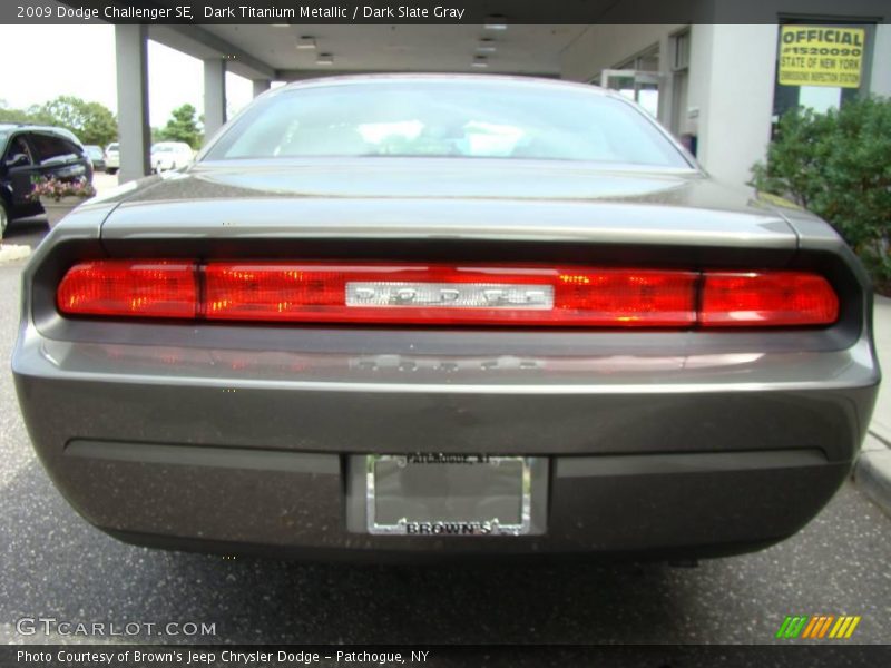 Dark Titanium Metallic / Dark Slate Gray 2009 Dodge Challenger SE