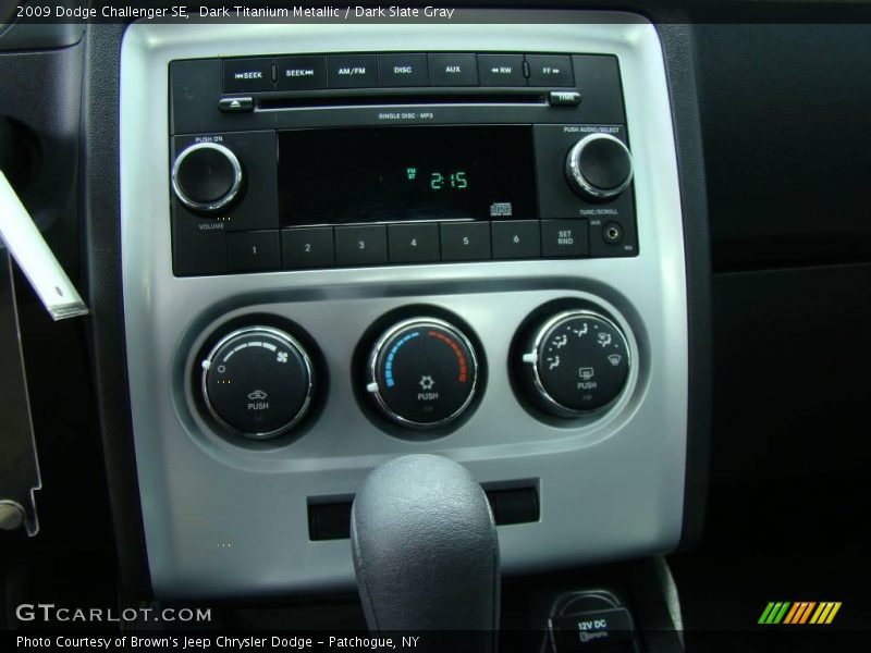 Dark Titanium Metallic / Dark Slate Gray 2009 Dodge Challenger SE