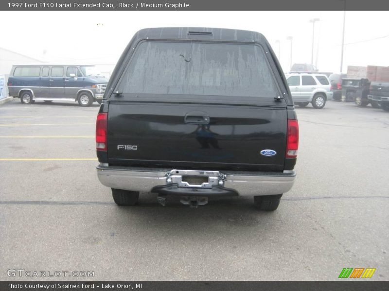 Black / Medium Graphite 1997 Ford F150 Lariat Extended Cab