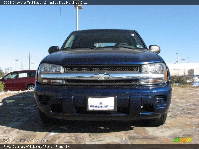 Indigo Blue Metallic / Gray 2003 Chevrolet TrailBlazer LS