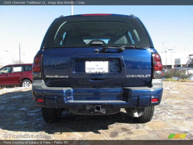 Indigo Blue Metallic / Gray 2003 Chevrolet TrailBlazer LS