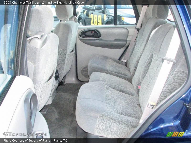 Indigo Blue Metallic / Gray 2003 Chevrolet TrailBlazer LS