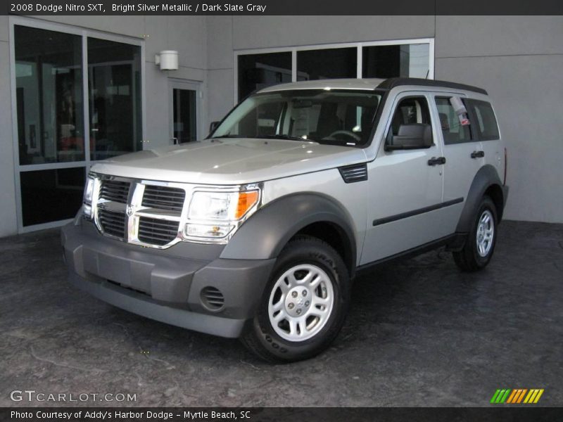 Bright Silver Metallic / Dark Slate Gray 2008 Dodge Nitro SXT