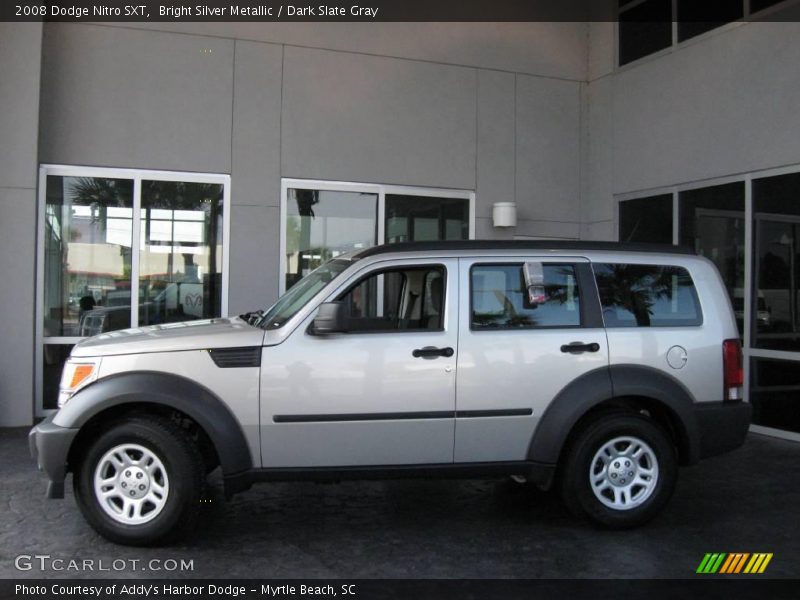 Bright Silver Metallic / Dark Slate Gray 2008 Dodge Nitro SXT