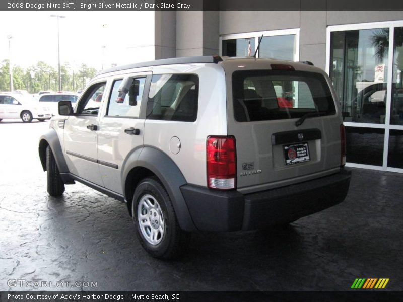 Bright Silver Metallic / Dark Slate Gray 2008 Dodge Nitro SXT